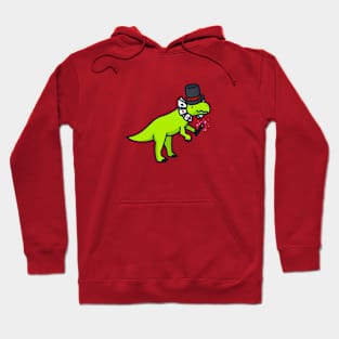 Abraca Dilophosaurus Transparent Hoodie